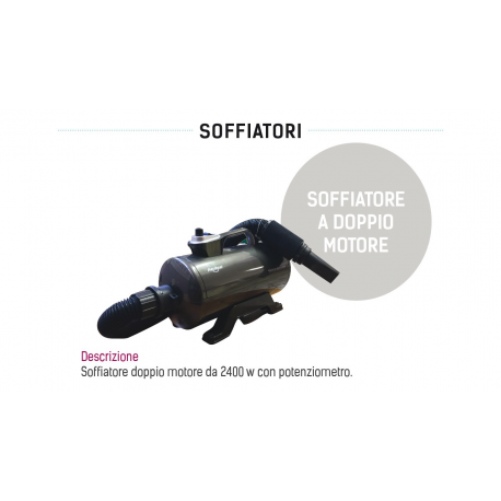 SOFFIATORE DOPPIO MOTORE 2450 W